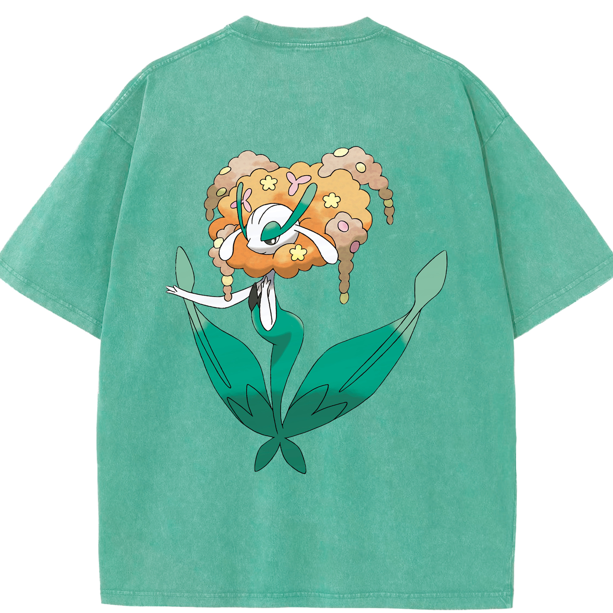 （画像用） ポケットモンスター Pokémon 綿100% ヴィンテージ風 半袖Tシャツ（背面プリント）